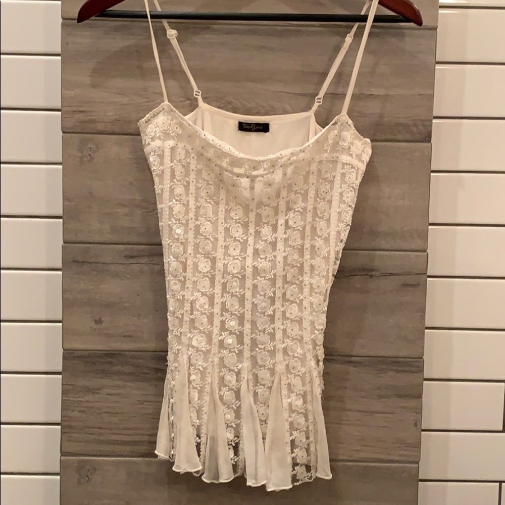 Floral lace top